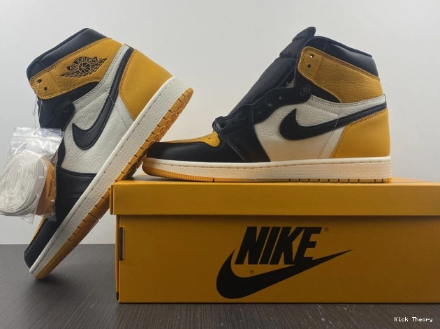 Kick Theory Air Yellow High Jordan Toe 555088-711 OG 1 0729